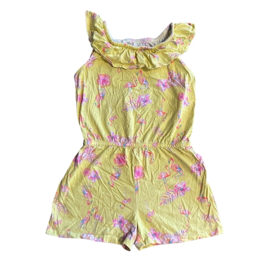 Oshkosh Flamingo and Floral Romper